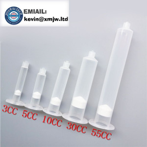 20 PCS US Type Transparent Glue Cylinder 3/5/10/30/55cc Glue Dispensing Syringe Barrels