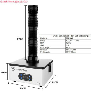 Efficient Purification Soldering Smoke Cleaner Fume Extractor TBK-668