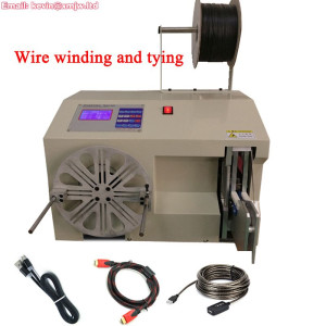 Wire Winding Coiling Binding Twisting Tie Machine with 8 Shapes