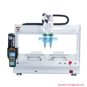 Two Stations Two Needles Automatic Glue Dispensing Doming Machine