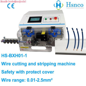 Automatic Wire Peeling Cutting Stripping Machine with Safety Sensor BXH01