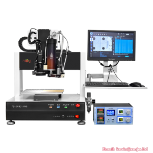 Desktop CCD Visual Melt Jet Automatic Glue Injection Dispensing Machine