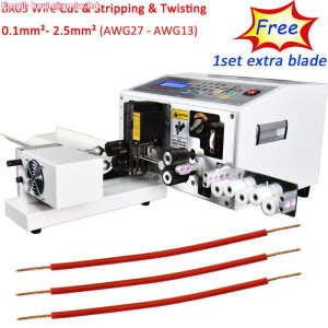 Automatic Wire Cable Cutting Stripping Twisting Machine HS-BX03