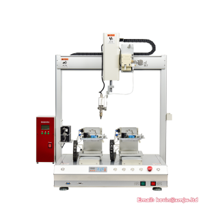 Taozi Double Platform Automatic Weld Solder Welding Robot Machine