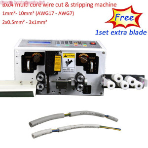 Full-Automatic Multi Core Sheathed Wire Cutting Stripping Machine HS-BX04
