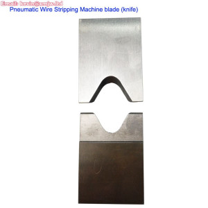 High Speed Steel Pneumatic Wire Stripping Cutter Blade V Shape
