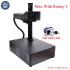 Rotary Axis Stainless Steel Engraver Metal Cutting Fiber Laser Marking Machine