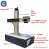Rotary Axis 40W CO2 Wood Laser Engraver Fiber Laser Metal Marking Machine