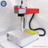Ring Cups Rotary Axis Metal Engraver Fiber Laser Marking Machine