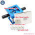 Blue BGA Reballing Kit 90*90mm Template Holder Fixture Jig with Hand Shank Gift 10/PCS 90mm Universal Stencils Solder Balls