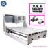 6040 CNC Wood Router Aluminum Frame Rotary Axis 57 Step Motor Completo Kit for Cutting PCB PVC Milling Laser Machines