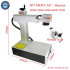 Rotary Axis Colorful Metal Marking Printer Engraver Galvo Fiber Laser
