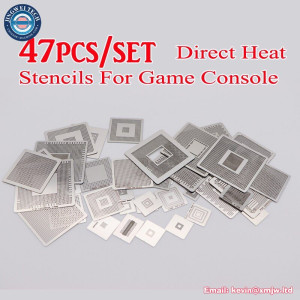 47pcs Universal Direct Heat BGA Reballing Stencils