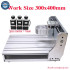 DIY 3 Axis Metal Wood Router Ball Trapezoidal Screw CNC Frame 3040