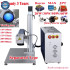Separated Metal Engraving Stainless Steel Gold Silver Fiber Laser Marking Machine