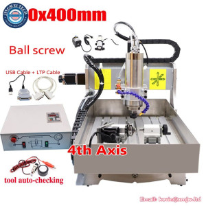 4 Axis Limit Switch Metal Aluminum Copper Engraving Carving Machine 3040
