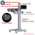 Touch Screen Remote Control DIY Metal Stainless Steel Flying Fiber Laser Marking Machine