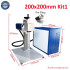 Separated Nameplate Gold Silver Steel Engraving Fiber Laser Marking Machine