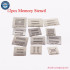 12/14Pcs Universal BGA Memory Reballing Stencils