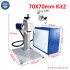 Separated Nameplate Gold Silver Steel Engraving Fiber Laser Marking Machine
