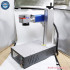 Rotary Axis Metal Engraving Cutting Fiber Laser Marking Machine