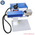 Separated Nameplate Gold Silver Steel Engraving Fiber Laser Marking Machine