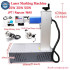Jewerly Engraver Card Silver Gold Steel Cutting Fiber Laser Marking Machine