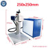 Separated Nameplate Gold Silver Steel Engraving Fiber Laser Marking Machine