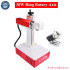 20W/30W/50W JPT Raycus Fiber Laser Marking Machine Rotary Axis For Gold Silver Jewelry Aluminum Stainless Steel Metal Engraving