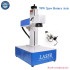Rotary Axis Stainless Steel Engraver Metal Business Cards Cutting Fiber Laser