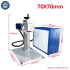 Separated Nameplate Gold Silver Steel Engraving Fiber Laser Marking Machine