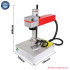 Ring Cups Rotary Axis Metal Engraver Fiber Laser Marking Machine