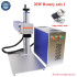 Rotary Axis Metal Plastic Engraver Fiber Laser Marking Machine