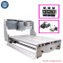 Mini CNC Frame Ball Screw Kit Rotary Axis Nema 23 Stepper Motors 3040
