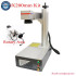 Rotary Axis Colorful Metal Marking Printer Engraver Galvo Fiber Laser
