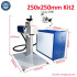 Separated Nameplate Gold Silver Steel Engraving Fiber Laser Marking Machine