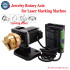 Rotary Axis Chuck Ring Bracelet Jewelry Engraving Fiber Laser Marking Machine
