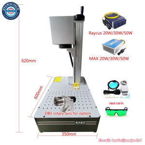 EZCAD Fiber Laser Stainless Steel Jewelry Engraver Gold Silver Metal Cutting