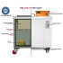 Industrial Ultrasonic Cleaner 100L 50L 40L Engine Parts Cleaning Machine