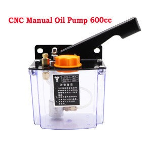 CNC Lubricant Pump Manual Lubricating Oil Pump 600cc Electromagnetic Lubrication Pump Lubricator