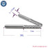 Solid Carbide Corn End Mill CNC Milling Cutter Bits