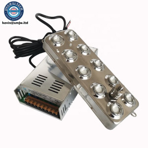 10 Head Industrial Stainless Steel Mist Maker Humidifier