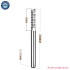Solid Carbide Corn End Mill CNC Milling Cutter Bits