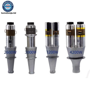 PZT-4 PZT-8 Plastic Welder Ultrasonic Transducer 15khz
