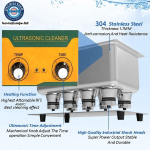 10L Digital Stainless Steel Ultrasonic Cleaner Jewelry Watch Cleaning