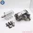 CNC 4 Axis Tailstock 4th A Rotary Axis Center Height 65MM 3 Jaw 4jaw 80mm 100mm Chuck CNC Indexing Head NEMA 23 57 Stepper Motor