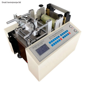 Trademark Clothes Tag Polyester Mesh Roll To Sheet Cutting Machine