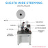 Full Automatic Multi-Core Wire Stripping Crimping Machine